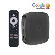 Leotec Show GC216 Receptor Android TV Box 4K WiFi Quad Core 2GB 16GB - Certificacion de Google y Netflix - Bluetooth