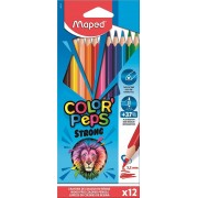 Maped Color´Peps Strong Lapices Triangulares de Colores - Sin Madera - Mina 3