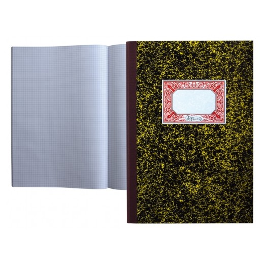 Miquel Rius Cuaderno Cartone Cuadricula 4mm Tamaño Folio Natural 100 Hojas sin Numerar - Cubiertas de Carton Contracolado - Lo