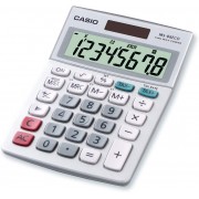 Casio MS88ECO Calculadora de Escritorio Financiera - Conversion de Moneda - Calculo de Impuestos - Pantalla LCD de 8 Digitos -