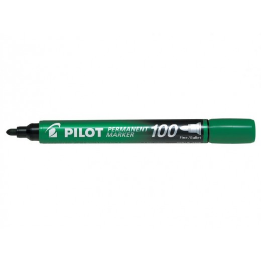 Pilot Rotulador Permanente 100 - Punta Fina de Bala 4