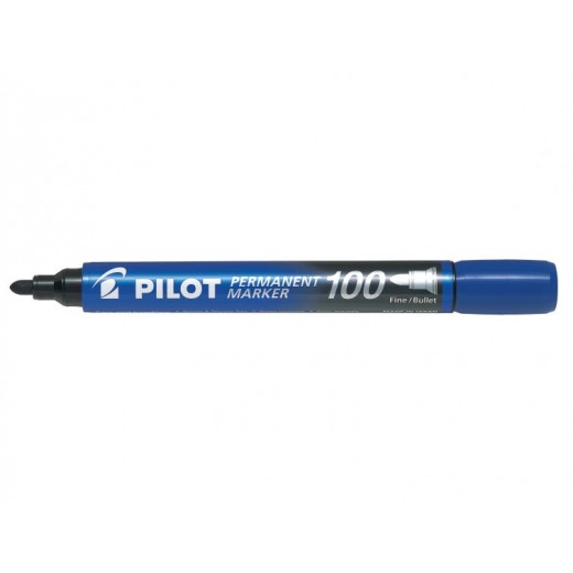 Pilot Rotulador Permanente 100 - Punta Fina de Bala 4