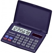 Casio SL160VER Calculadora con Tapa - Formato Horizontal - Funcion Conversor de Euros - Pantalla LCD de 8 Digitos - Solar y Pil