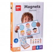 Apli Kids Juego Magnetico Emociones - Escenario Imantado de 28x18 - 30 Fichas Tematicas - Fomenta la Observacion y la Imaginaci