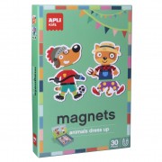 Apli Kids Juego Magnetico Dress Up Profesiones - Escenario Imantado de 28x18 - 30 Fichas Tematicas - Fomenta la Imaginacion y l