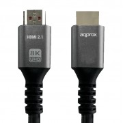 Approx Cable HDMI 2.1 Macho/Macho - Soporta Resolucion 8K - Longitud 1m
