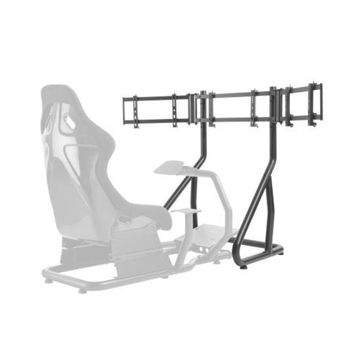 Cromad Stand para Tres Televisores Racing Simulator Cockpit Seat