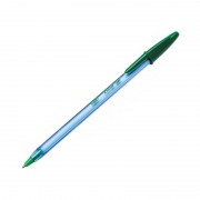Bic Cristal Soft Boligrafos de Bola - Punta Media de 1.2mm - Trazo 0.45mm - Escritura mas Fluida - Color Verde