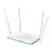D-Link Eagle Pro AI N300 WiFi Smart Router - Hasta 300Mbps - 4 Puertos LAN 10/100Mbps y 1 Puerto WAN 10/100Mbps - 4 Antenas Ext