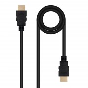 Nanocable Cable HDMI v2.0 Macho a HDMI v2.0 Macho 1m - 4K@60Hz 18Gbps - Color Negro