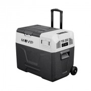 Muvip Nevera Portatil con Compresor - Capacidad 40L - Luz LED - Proteccion Bateria - Temperatura -20º/+20º - Conexion 12/24/2