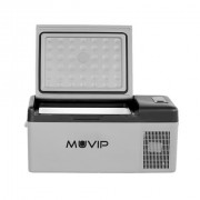 Muvip Nevera Portatil de Compresor 15L - Luz LED - Proteccion Bateria - Temperatura -20º/+20º - Conexion 12/24/220V - Consumo