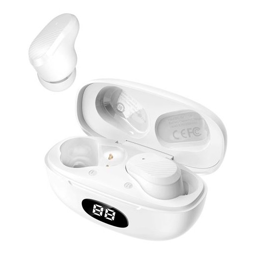 XO Auriculares Inalambricos Bluetooth 51 - Hasta 4 Horas de Musica - Bateria Auricular 30Mah - Bateria Caja de Carga 250Mah - C