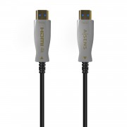 Aisens Cable HDMI V2.0 AOC Premium Alta Velocidad / HEC 4K@60Hz 4:4:4 18GBPS - A/M-A/M - 100m - Color Negro
