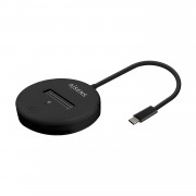 Aisens USB-C Dock M.2 (NGFF) Asuc-M2D013-Bk SATA/NVME a USB3.1 GEN2 - Color Negro