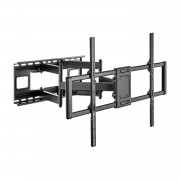 Aisens Soporte PRO Giratorio - Inclinable y Nivelable para Monitor/TV 120kg de 60-120 - Color Negro