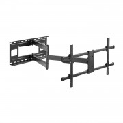 Aisens Soporte PRO Giratorio - Inclinable y Nivelable para Monitor/TV 50kg de 43-80 - Color Negro