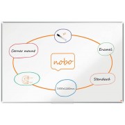 Nobo Premium Plus Pizarra Magnetica de Acero Vitrificado 1800x1200mm - Montaje en Esquina - Blanco