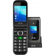SPC Jasper Telefono Movil para Mayores 2 4G - Doble Pantalla - Compatible con Audifonos - Boton SOS - Bateria de 1600 Mah - Ins