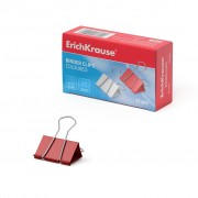 Erichkrause Pinzas para Papeles de Colores - 25mm - Resistencia Mejorada - Capacidad Hasta 110 Hojas - Color Metalico