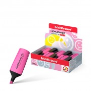 Erichkrause Visioline Mini - Miniformato Fluorescente - Emoticonos Divertidos - Color Rosa