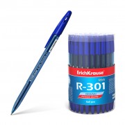 Erichkrause Boligrafo R-301 Original Stick 0.7 - Punta de 0.7mm - Tinta de Secado Rapido - Color Azul