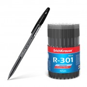 Erichkrause Boligrafo R-301 Original Stick 07 - Punta de 07mm - Tinta de Secado Rapido - Negro