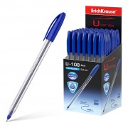 Erichkrause Boligrafo U-108 Classic Stick - Ultra Glide Technology - Tinta Azul