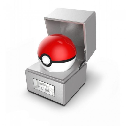 The Wand Company Pokemon Replica Poke Ball Ed. Limitada - Gran Calidad - Fabricada en Metal - Sensor de Proximidad para Ilumina