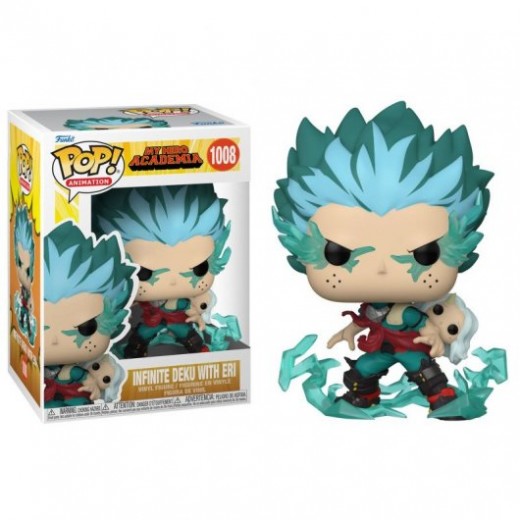 Funko Pop Animation My Hero Academia Infinite Deku con Eri - Figura de Vinilo - Altura 12cm aprox.