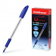 Erichkrause Boligrafo U-109 Classic Stick&Grip 1.0 - Ultra Glide Technology - Color Azul