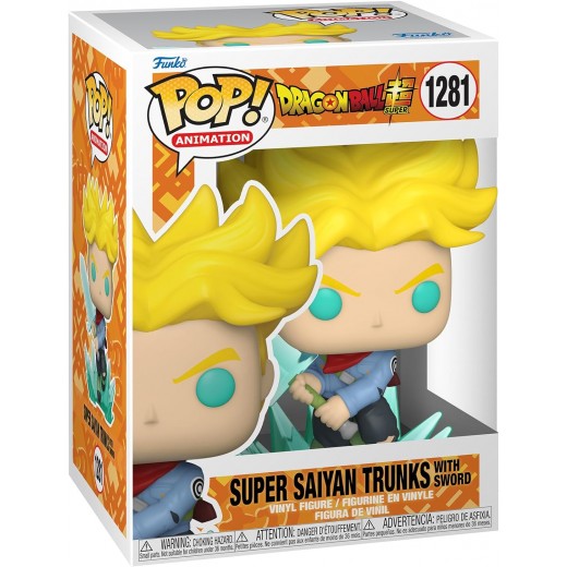 Funko Pop Animacion Dragon Ball Super Saiyan Trunks con Espada - Figura de Vinilo - Altura 9.5cm aprox.