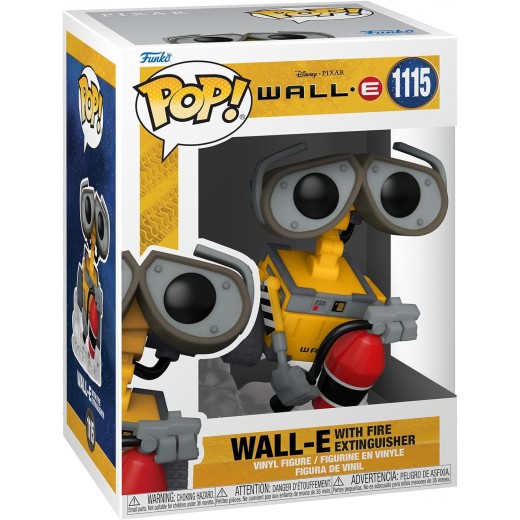 Funko Pop Disney Wall-E Wall-E Volando con Extintor - Figura de Vinilo - Altura 9.5cm aprox.