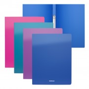 Erichkrause Pack de 4 Carpetas Anillas Matt Vivid - 2 Anillas de 24mm - Tamaño A4 - Colores Surtidos
