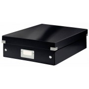 Leitz Caja Organizadora Mediana Click & Store Wow - 2-4 Compartimentos - Negro