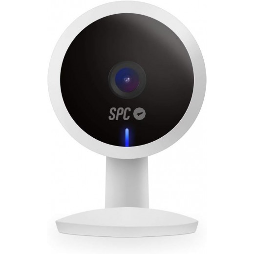 SPC Camara de Seguridad Indoor Lares 2 - Resolucion Full HD 1080P - Vision Nocturna 10M - Comunicacion Bidireccional - Almacena