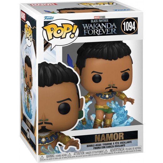 Funko Pop Marvel Black Panther Wakanda Forever Namor - Figura de Vinilo - Altura 9cm aprox.