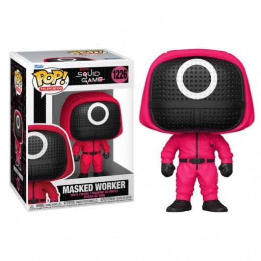 Funko Pop Television El Juego del Calamar Soldado Rojo Mascara Circulo - Figura de Vinilo - Altura 9cm aprox.