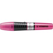 Stabilo Iluminator Marcador Fluorescente - Mayor Suministro de Tinta - Zona de Agarre - Trazo entre 2 y 5mm - Color Rosa