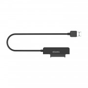 Aisens Adaptador ASE-25A03B SATA a USB-A USB 3.0/USB3.1 Gen1 para Discos Duros 2.5 pulgadas - Color Negro