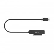 Aisens Adaptador ASE-25C04B SATA a USB-C USB 3.0/USB3.1 Gen1 para Discos Duros 2.5 pulgadas - Color Negro
