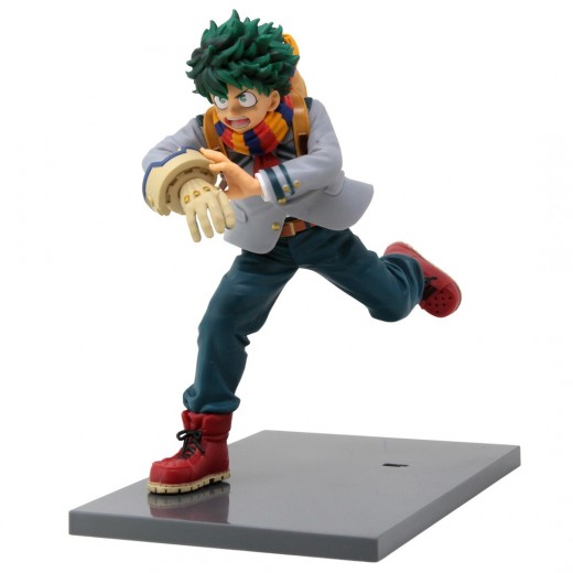 Banpresto Bravegraph My Hero Academia Izuku Midoriya - Figura de Coleccion - Altura 14cm aprox. - Fabricada en PVC y ABS