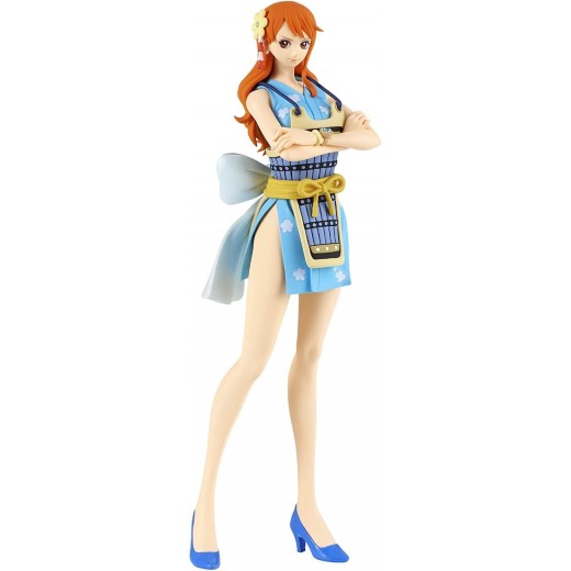 Banpresto One Piece Glitter & Glamours Nami Wanokuni Style II Ver. B - Figura de Coleccion - Altura 25cm aprox. - Fabricada en