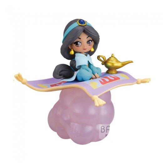 Banpresto Disney Stories Aladdin Q Posket Jasmine Ver. B - Figura de Coleccion - Altura 10cm aprox. - Fabricada en PVC y ABS