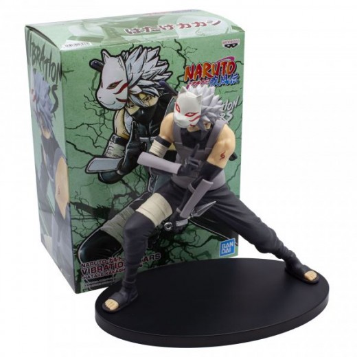 Banpresto Naruto Shippuden Vibration Stars Kakashi Hatake II - Figura de Coleccion - Altura 18cm aprox. - Fabricada en PVC y AB