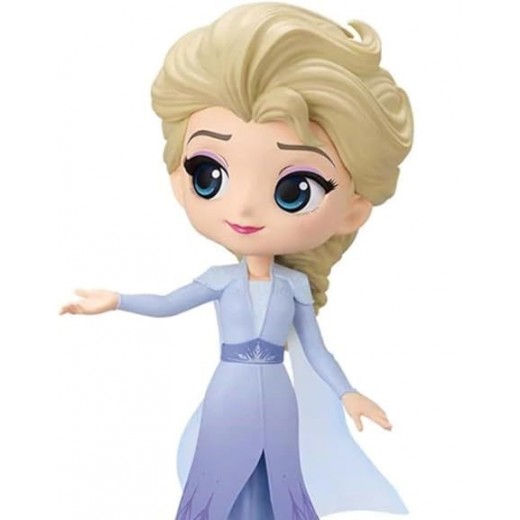 Banpresto Disney Characters Q Posket Frozen 2 Vol. 2 Elsa - Figura de Coleccion - Altura 14cm aprox. - Fabricada en PVC y ABS