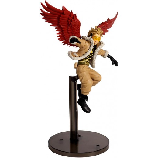 Banpresto My Hero Academia The Amazing Heroes Vol. 24 Hawks - Figura de Coleccion - Altura 14cm con Soporte 28cm aprox. - Fabri