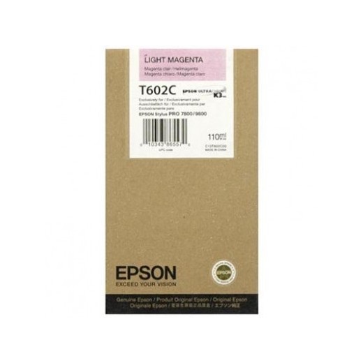 Epson T602C Magenta Light Cartucho de Tinta Original - C13T602C00