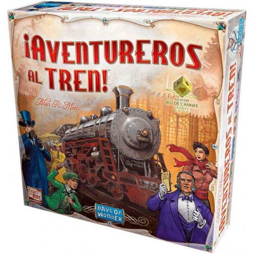 ¡Aventureros al Tren! Juego de Tablero - Tematica Trenes - De 2 a 5 Jugadores - A partir de 8 Años - Duracion 30-60min. aprox