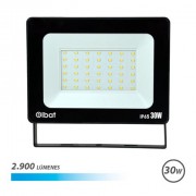 Elbat Foco LED de 30W - Potencia: 30W - Lumenes: 2900 - 6.500K Luz Fria - 30.000 - 50.000 Horas de Vida - Angulo 120º - Protec